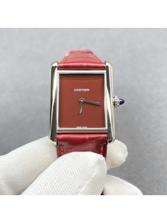 Cartier tank sizeW003-33.7MMx25.5MM 