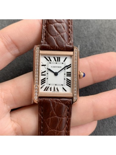 Cartier tankW5200024size31MMX24MM 